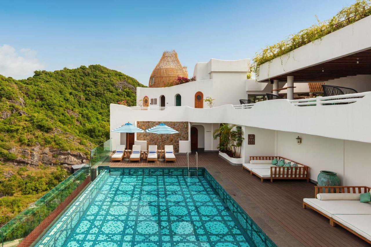 Hotel Perle D'Orient Cat Ba - Mgallery Chan Chau Exterior foto The pool at the hotel